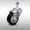 Service Caster 3.5 Inch SS Black Polyurethane Wheel Swivel 1/2 Inch Threaded Stem Caster SCC SCC-SSTS20S3514-PPUB-BLK-121315 - alternate 1